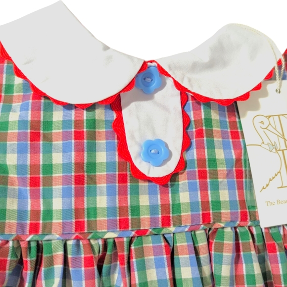 TBBC Mary Dal Dress Miss Porter's Plaid Richmond Red 18-24 Months NWT Preppy - Picture 6 of 9